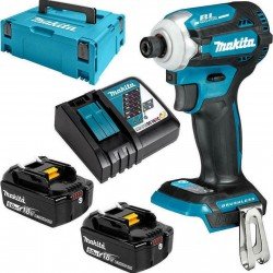Makita Παλμικό Κατσαβίδι Μπαταρίας Brushless 18/24V 2x5Ah