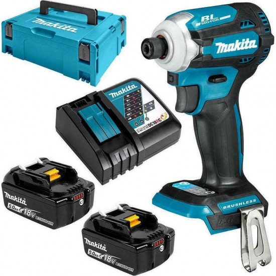 Makita Παλμικό Κατσαβίδι Μπαταρίας Brushless 18/24V 2x5Ah Makita Παλμικό Κατσαβίδι Μπαταρίας Brushless 18/24V 2x5Ah