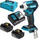 Makita Παλμικό Κατσαβίδι Μπαταρίας Brushless 18/24V 2x5Ah Makita Παλμικό Κατσαβίδι Μπαταρίας Brushless 18/24V 2x5Ah