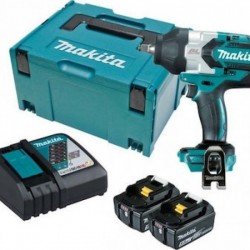 Makita Μπουλονόκλειδο 18/24V Brushless 1/2" Brushless Μπουλονόκλειδο 18/24V 2x5Ah με Υποδοχή 1/2"