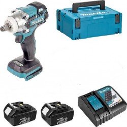 Makita Μπουλονόκλειδο 18/24V Brushless 1/2" Brushless Μπουλονόκλειδο 18/24V 2x5Ah με Υποδοχή 1/2"
