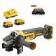 Dewalt Τροχός 125mm Μπαταρίας 2x5Ah Dewalt Τροχός 125mm Μπαταρίας 2x5Ah